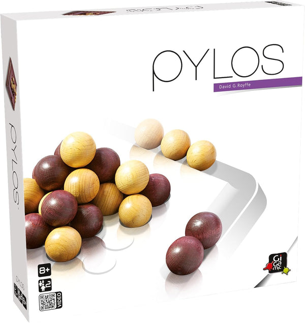 Pylos Great Wooden Game, Abstract Strategy Board Game, Ages 8+, 2 Players