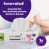 Pack (6 Packs 72) 432 99% Biodegradable Baby Wipes Natural Perfume of Pure Water Plastic Free Moist Newborn Diaper