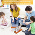 Card Deck Stand Set of 2 | Playing Cards Holder for Kids & Adults, Wood Racks for Organizing Cards