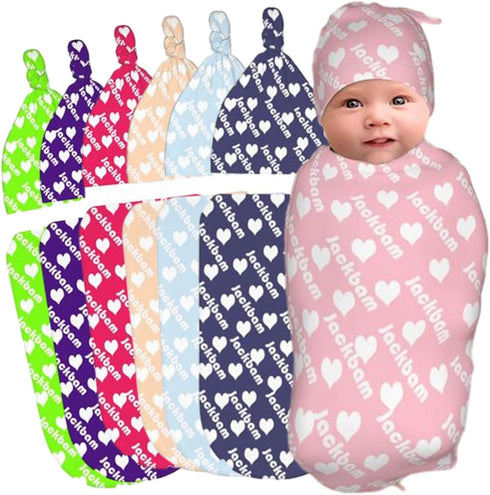 Generic Personalized Baby Swaddle Blanket- Customized Nursery Blankets, Custom Newborn Gifts, Infant Hospital