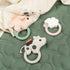 Dotti Sensory Rattle with Teether - Sand Color