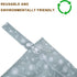 TMHCRDS 3Pcs Wet Dry Bags Storage Bag, Wet Dry Bag for Baby Cloth Diapers &Breast Pump Parts, Waterproof Reusable Wet