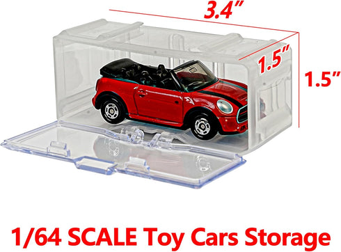 Toys Organizer Storage Case for Hot Wheels Car Matchbox Cars Mini Cars 1/64 Scale Hot Toy Wheels Display Case