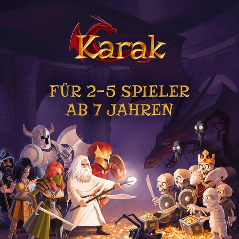 Karak | Competitive Role-Playing Fantasy Game for Kids, 2-5 Players Ages 7+, from Kosmos Games