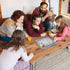 10 Set, 5 Backgammon, Gamie Board Games Classic Family Games for Kids and Adults, Includes Double Sided Playing Boards