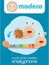 8-Key 2 3+ Madera Wood: Snailyphone - Snail-Designed Xylophone, Matching Mallets, Wooden Musical Instrament