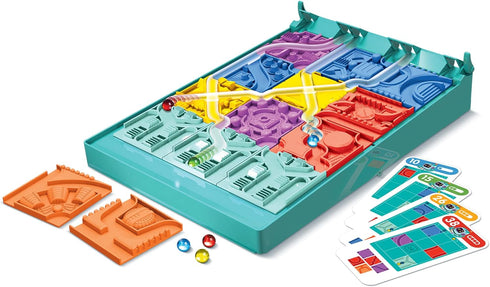 Zip City Logic Puzzle Board Game, Kids & Family Puzzle Adventure, 40 Puzzles, Ages 8+