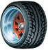 Aoshima 55458 Tuned Parts 89 1/24 Mark III Short Rim 14inch Tire & Wheel Set