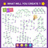 Fort Building Kit for Kids, STEM Construction Toys, Educational Gift for Boys and Girls Age 3-12, 140 Pcs, Purple