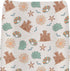 Boho Beach Summer Changing Pad Covers for Baby Girls Boys Retro Seaside