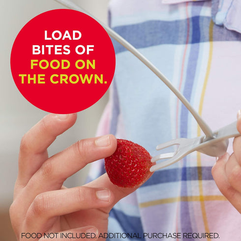 Chow Crown Game - Kids Electronic Spinning Crown Snacks Food Family Game