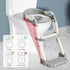 DEEKI 3 1 in Potty Training Seat with Step Stool Ladder Foldable Anti-slip Toilet Chair Potty Seat for Toddlers Kids