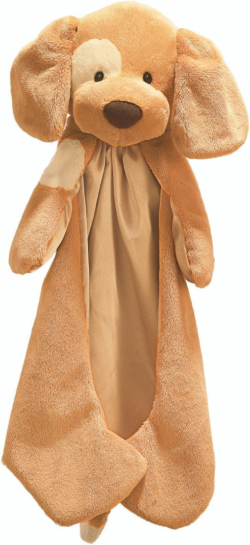 GUND Baby Spunky The Dog Huggybuddy Stuffed Animal with Built-in Baby Blanket,