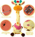 Dancing Giraffe Musical Toys, Recording and Repeating Plush Baby Toy for 6-12 Months, Singing Talking Developmental Toy