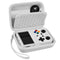 Travel Case Compatible with RG353V/RG353VS/R36S Retro Handheld Game Console - Storage Holder Organizer (White)