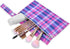 Haskirky 2 Blue Purple Bold Plaid Pcs Cloth Diaper Wet Dry Bags,Waterproof and Washable Bag for Travel Reusable Wet Bag