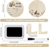 Tucnoeu Pen,5.9in Mallard Duck Baby Stuff, Duck Baby Announcement Sign with Marker Round Wooden Hello World Newborn