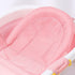 Naroote 3D Baby Bath Seat Support Nonslip Adjustable Bath Seat for Newborns with Breathable Fabric (Pink)