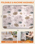 BICESTE 71x59 Playpen Mat Foam, Large Baby Play Mat for Babies Kids Toddlers Infants Floor Crawling, Washable