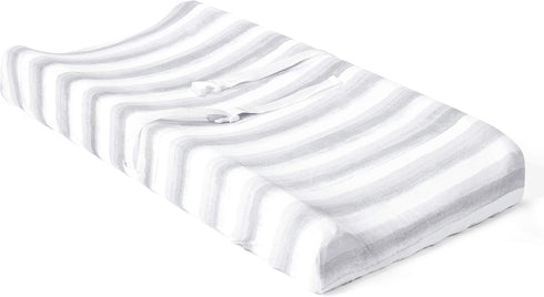 Lush Decor 2 Pack Baby Seaside Starfish Organic Cotton Changing Pad Cover, Blue