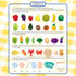 YOROCANO 108Pc Set Pretend Play Food for Kids Kitchen - Pretend Play Kitchen Accessories, Toys Play Food for Toddlers