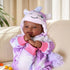 5-Piece Set 15-Inch 3+ BABESIDE Value Black Baby Doll Includes Lifelike Doll, Clothing, Birth Certificate, Bottle