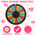 Adult Conversation Starter Ice Breaking Team Games 9.4 Inch Table Prize Wheel Icebreakers for Team Building Work Office 36 Slot Color Prize Wheel Spinner