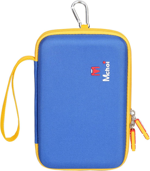 Mchoi Shockproof Waterproof Travel Case for Giiker Super Slide Brain Games, Protective Case Only, Blue