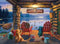 Buffalo Games - Darrell Bush - Lakeside Lodge Twilight - 1000 Piece Jigsaw Puzzle for Adults - 26.75 x 19.75
