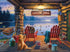 Buffalo Games - Darrell Bush - Lakeside Lodge Twilight - 1000 Piece Jigsaw Puzzle for Adults - 26.75 x 19.75