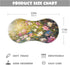 YETTASBIN Colorful Flower Muslin Baby Burp Cloth, Super Soft Absorbent Cotton Burp Rag Baby Bibs Feeding Cloth