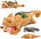 5Pcs Giant Lizard Plush, 27" Mother Iguana Stuffed Animal with 4 Baby