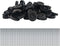 EUDAX 300 PCS 30mmx8mm Plastic Roll 2mm Dia Shaft Toys Wheel and