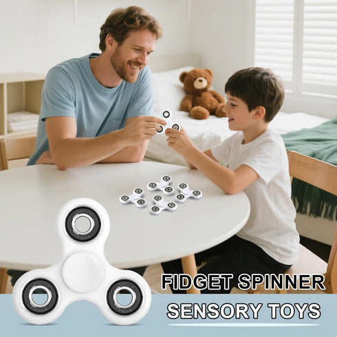 1Pcs WELLVO Fidget Spinner for Kids Adults, Sensory Fidgets Toys for Anxiety Stress Relief, Mini Cool Fidget Toy