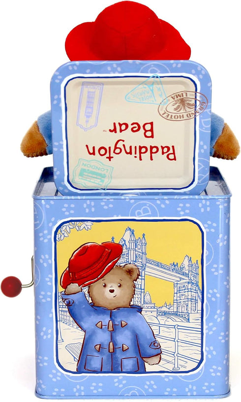 YOTTOY Paddington Bear Collection | Jack-in-The-Box Infant Plush Toy with Music, Paddington for Baby