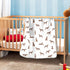 KICPOAY Doberman Pinscher Dogs Baby Swaddle Blanket for Boys and Girls, Muslin Baby Receiving Swaddle Blanket, Soft