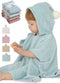 Konny Baby Hooded Towel Plush Thick & Cozy Soft-Touch Absorbent Rayon from
