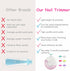 Trimmer, 6 Electric Baby Nail Baby Nail File, Safe Baby Nail Clippers, Grinding Heads Queit Baby Nail Polish Grooming