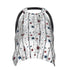 Hcpwzrf Patriotic Stars Distressed Wood Baby Car Seat Cover & Nursing Cover - Breathable Stretch Multi-Use Cover