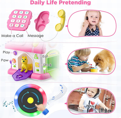 1 1 12-18 1-2 Vahome Musical Montessori Toys for Year Old Girl Gifts, First Birthday Gifts for Year Old Girl