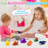 MACALOCA 1-3 4-8, Toddler Easter Egg Fillers Color Changing No Hole Bath Toys for Kids Ages Toddler Bath Toys Sea