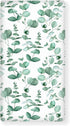 Winpema Green Leaves Fitted Crib Sheet Eucalyptus Leaf Baby Crib Sheet Fit Standard