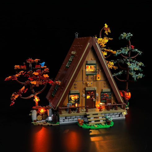 ManKiaPro LED Light Kit for Lego 21338 A-Frame Cabin Model (Lights Only, No Lego Set)