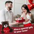 Sew Butiful Plush Bear - Birthday Gift - for Couples or Kids - for Him - for Her - Amor - Te Amo - I Love You - Teddy