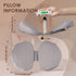 Chilling Home Pregnancy Pillow - Upgraded Memory Foam Maternity Pillow for Pregnant Women - Wedge Pillows for Sleeping