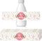 Zonon 48 Pieces Pink Baby Shower Water Bottle Labels, Floral Baby Shower Decorations Waterproof Stickers