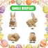 SANTVOLO Hopping Bunny Toy, Interactive Electronic Bunny Stuffed Animal with Sounds and Movements, Animated Walking