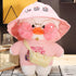 ?2Pack? Duck Stuffed Animals Plush Toy, Removable Clothes, Cute Soft Duck Gifts for Kids (Pink+Brown, White Duck-12)