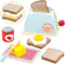 Airlab Play Kitchen Accessories Toddlers 1-3 Wooden Pop-up Toaster Toy Play Food