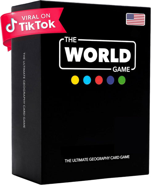 The World Game - Geography Card Game - Educational Games for Kids,